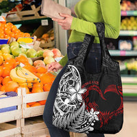 Valentine New Zealand Grocery Bag Aotearoa Couple Maori Aroha Ki a Koe LT7 - Polynesian Pride