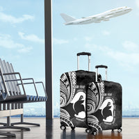 Mother's Day Luggage Cover Polynesia Vintage Hibiscus - Black LT7 - Polynesian Pride
