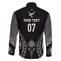 2025 Rugby Championship New Zealand Custom Family Matching Tank Maxi Dress and Hawaiian Shirt Poutama Motifs LT7 - Polynesian Pride