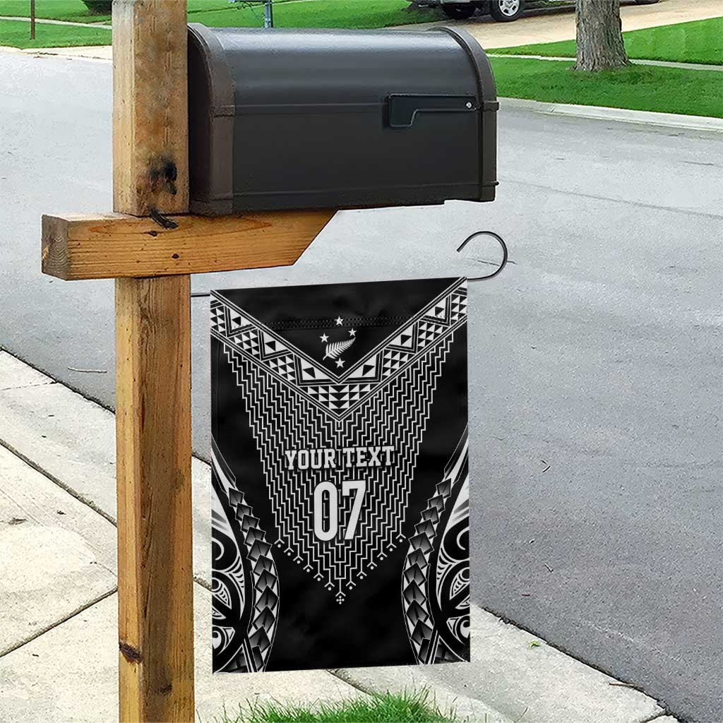 2025 Rugby Championship New Zealand Custom Garden Flag Poutama Motifs LT7 - Polynesian Pride