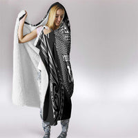 2025 Rugby Championship New Zealand Custom Hooded Blanket Poutama Motifs LT7 - Polynesian Pride