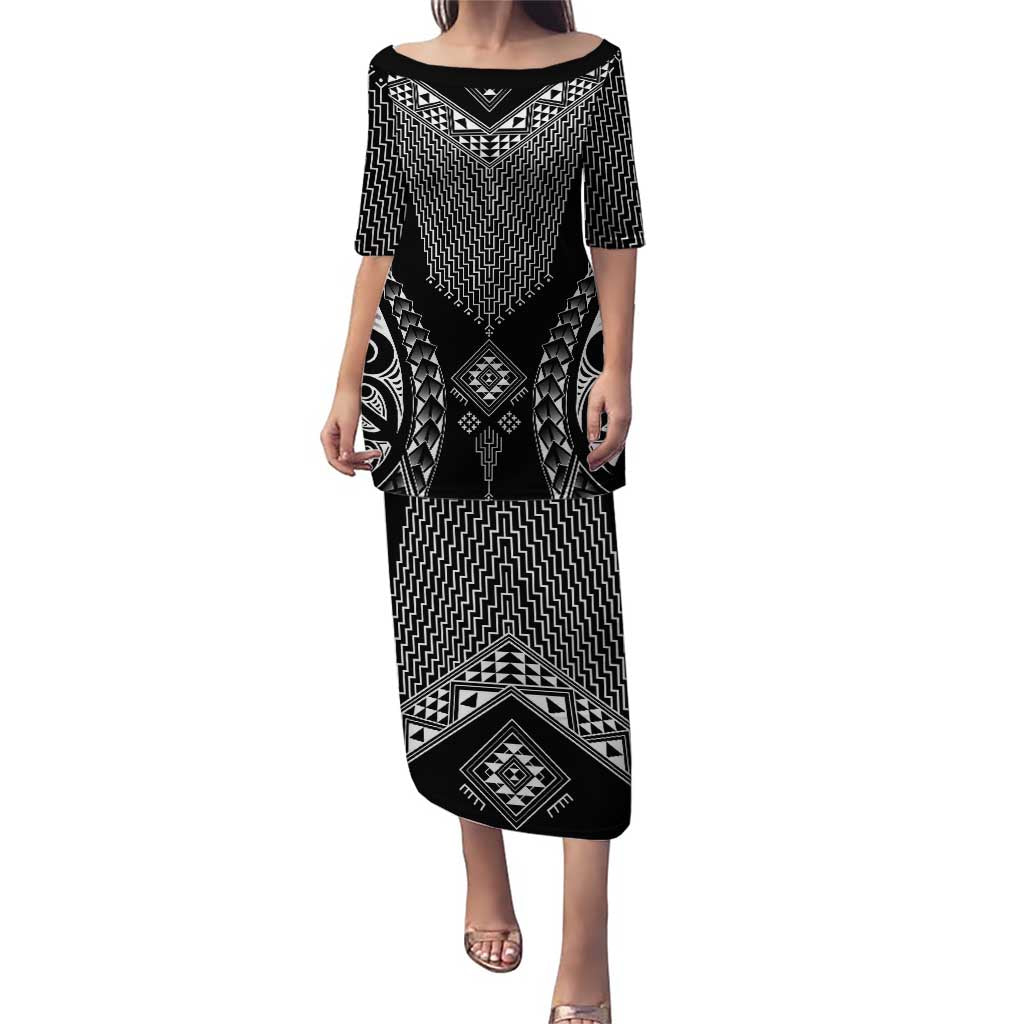 2025 Rugby Championship New Zealand Custom Puletasi Poutama Motifs - Polynesian Pride