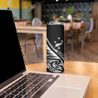 2025 Rugby Championship New Zealand Custom Skinny Tumbler Poutama Motifs LT7 - Polynesian Pride