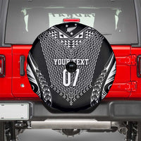 2025 Rugby Championship New Zealand Custom Spare Tire Cover Poutama Motifs LT7 - Polynesian Pride