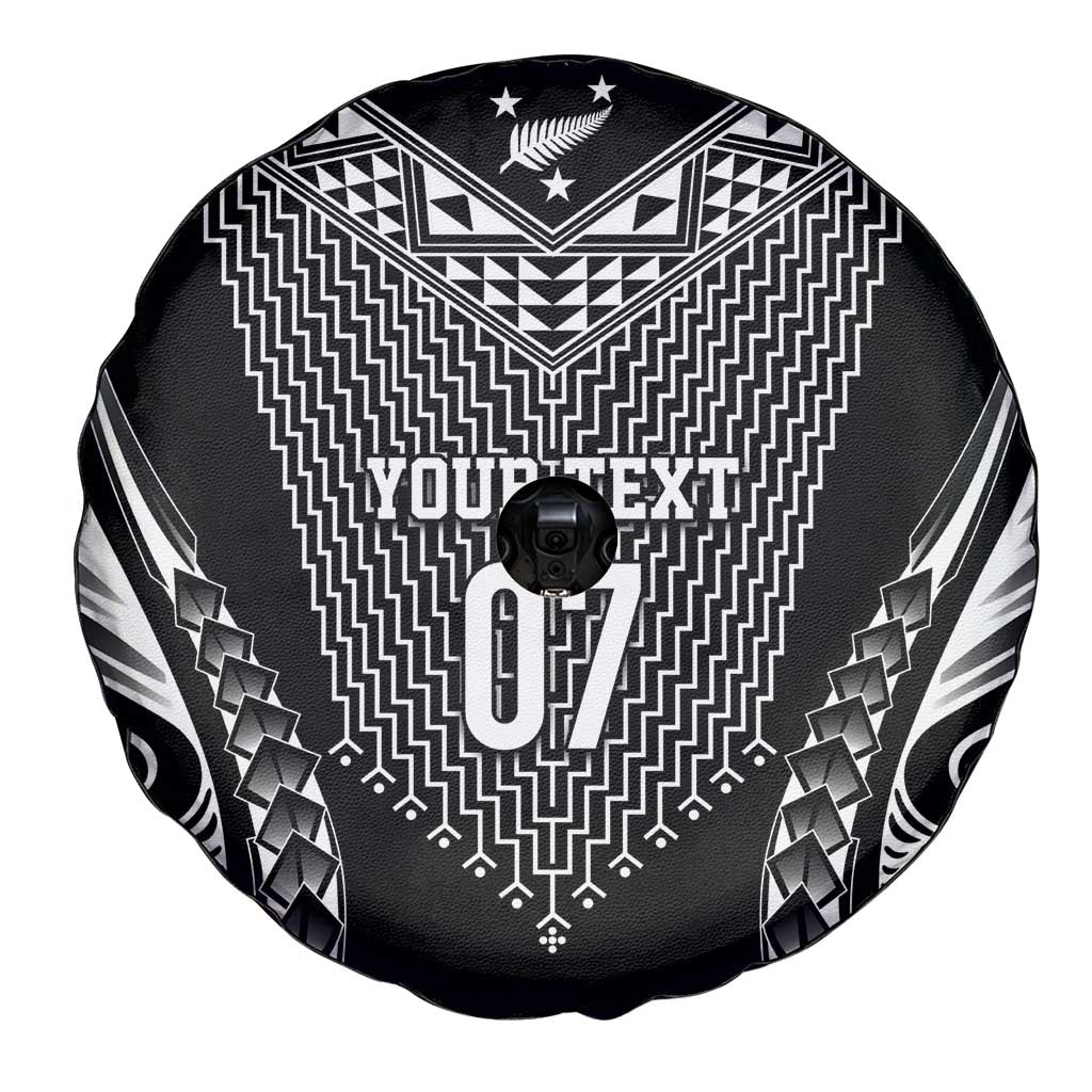 2025 Rugby Championship New Zealand Custom Spare Tire Cover Poutama Motifs LT7 - Polynesian Pride