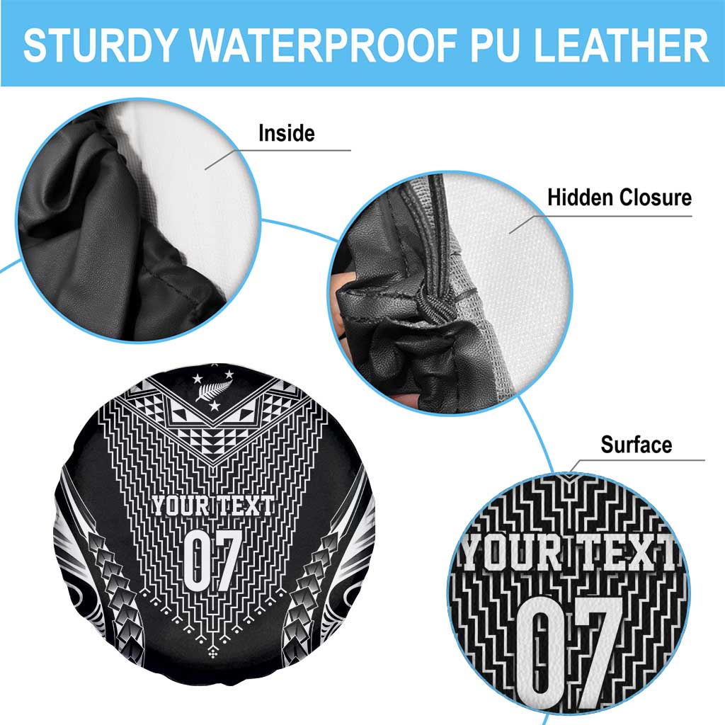 2025 Rugby Championship New Zealand Custom Spare Tire Cover Poutama Motifs LT7 - Polynesian Pride