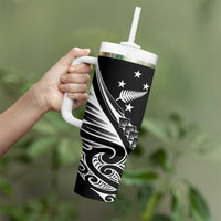 2025 Rugby Championship New Zealand Custom Tumbler With Handle Poutama Motifs LT7 - Polynesian Pride