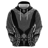 2025 Rugby Championship New Zealand Custom Zip Hoodie Poutama Motifs LT7 - Polynesian Pride