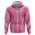 2025 Rugby Championship New Zealand Custom Hoodie Poutama Motifs - Pink Out - Polynesian Pride