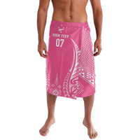 2025 Rugby Championship New Zealand Custom Lavalava Poutama Motifs - Pink Out LT7 Pink - Polynesian Pride