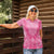 2025 Rugby Championship New Zealand Custom Women Polo Shirt Poutama Motifs - Pink Out - Polynesian Pride