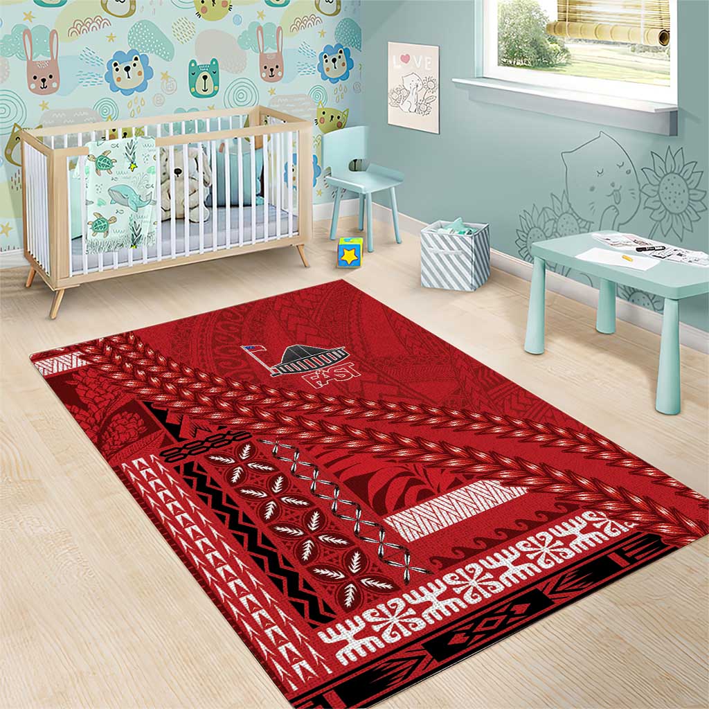 Samoa FAST Siapo Area Rug Tatau-Ulafala Vines - Polynesian Pride