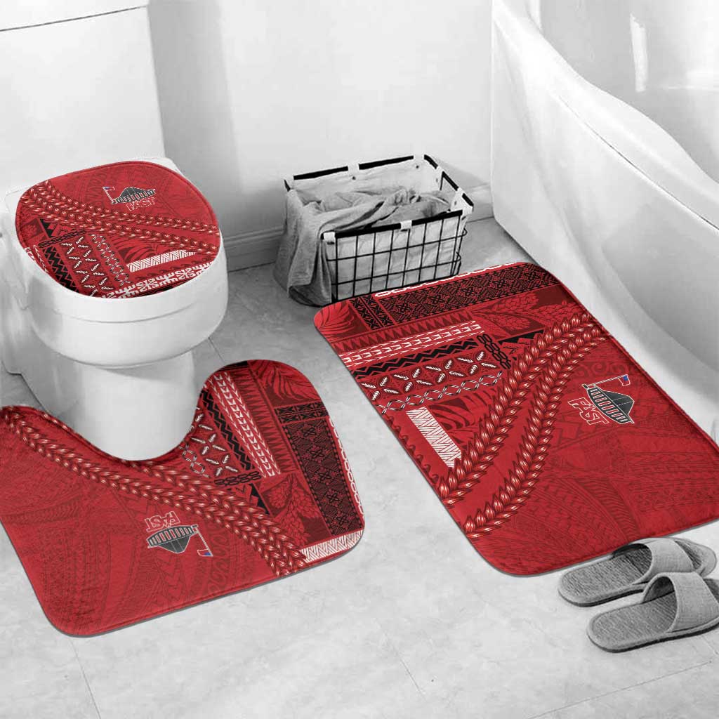 Samoa FAST Siapo Bathroom Set Tatau-Ulafala Vines - Polynesian Pride