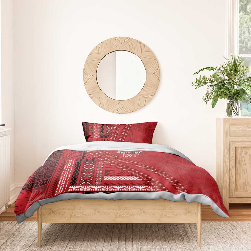 Samoa FAST Siapo Bedding Set Tatau-Ulafala Vines - Polynesian Pride