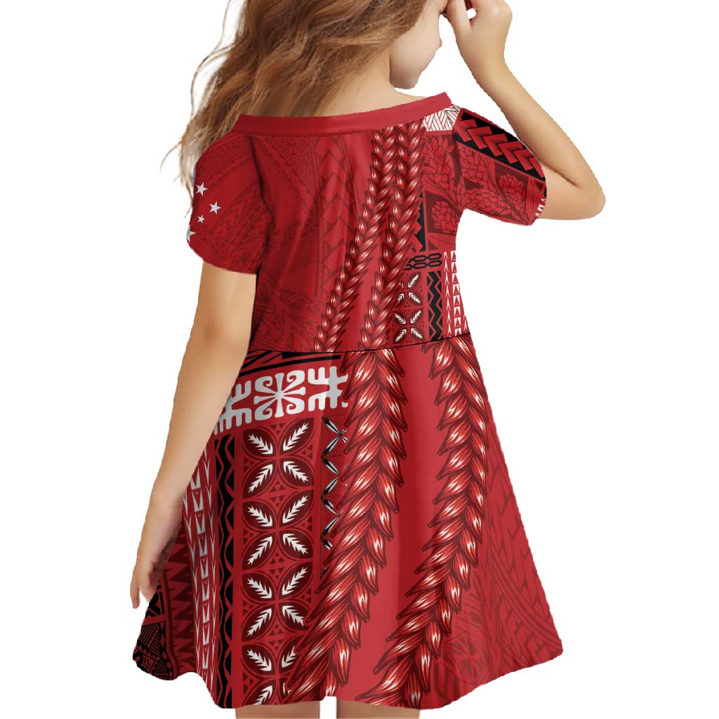 Samoa FAST Siapo Family Matching Summer Maxi Dress and Hawaiian Shirt Tatau-Ulafala Vines LT7 - Polynesian Pride
