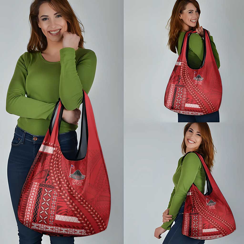 Samoa FAST Siapo Grocery Bag Tatau-Ulafala Vines - Polynesian Pride