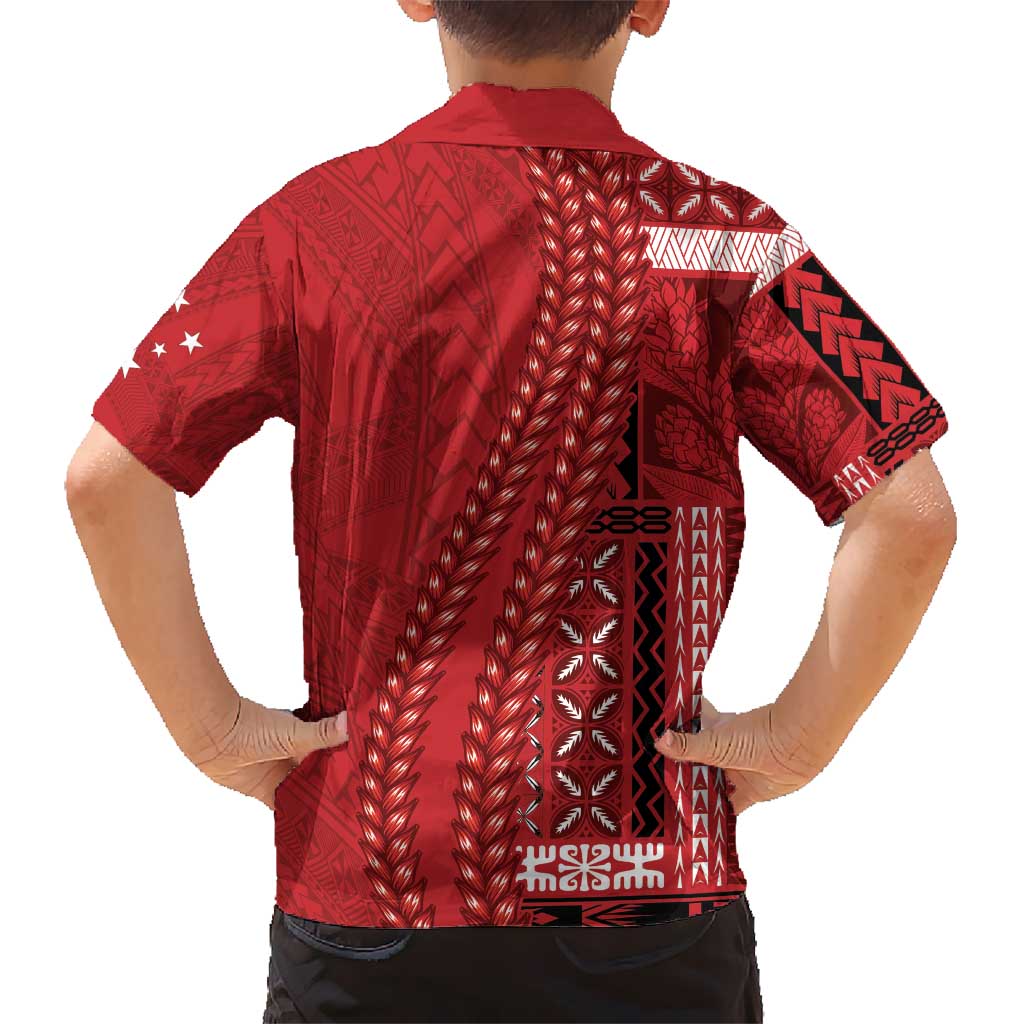 Samoa FAST Siapo Hawaiian Shirt Tatau-Ulafala Vines - Polynesian Pride