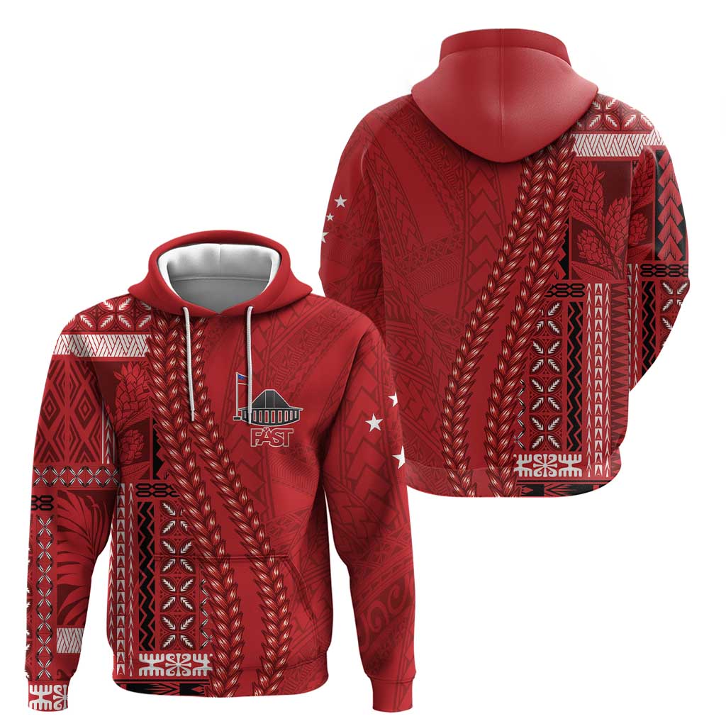 Samoa FAST Siapo Hoodie Tatau-Ulafala Vines - Polynesian Pride