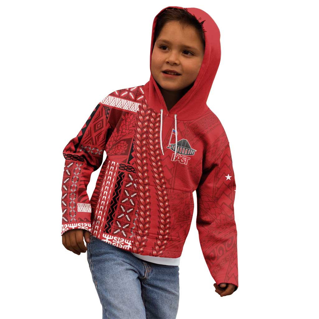 Samoa FAST Siapo Kid Hoodie Tatau-Ulafala Vines - Polynesian Pride