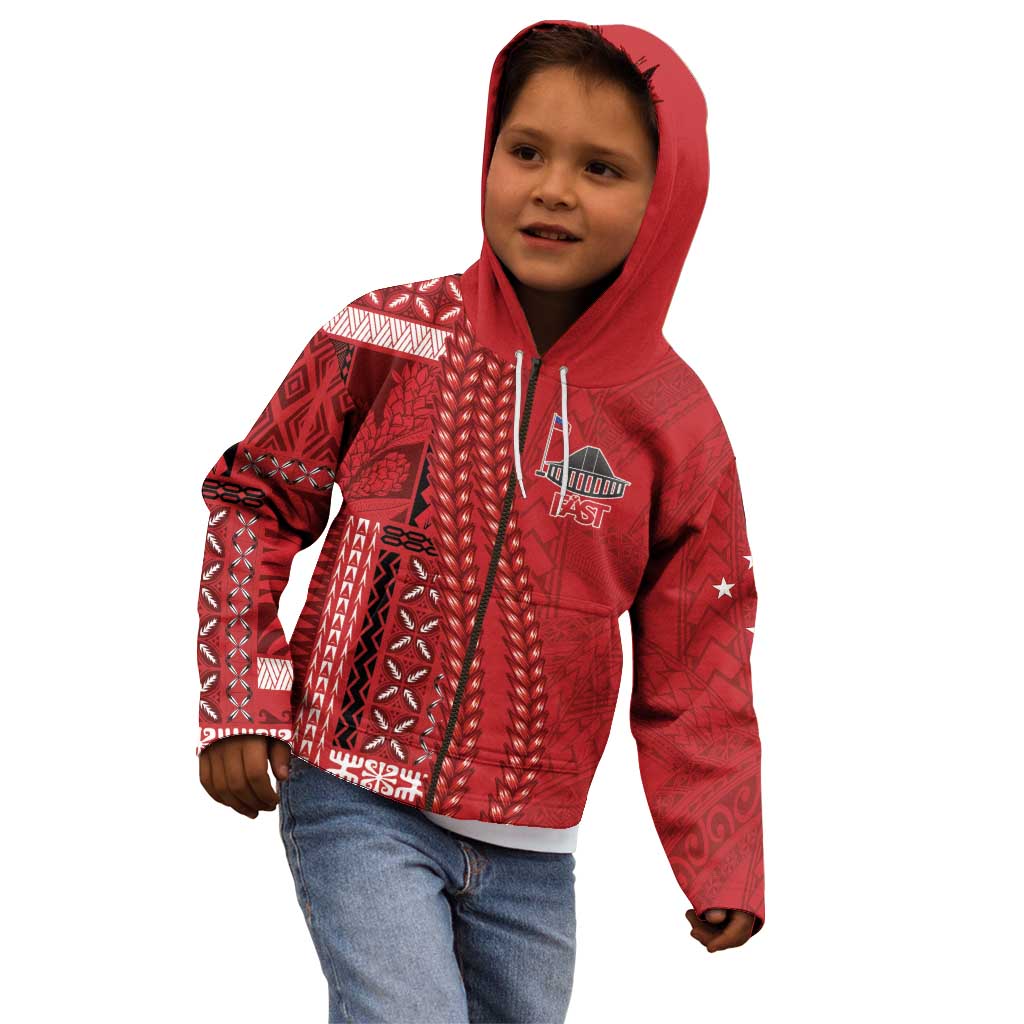 Samoa FAST Siapo Kid Hoodie Tatau-Ulafala Vines - Polynesian Pride