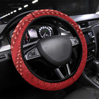 Samoa FAST Siapo Steering Wheel Cover Tatau-Ulafala Vines - Polynesian Pride
