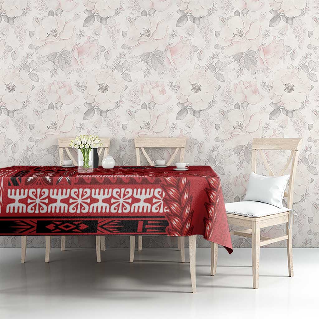 Samoa FAST Siapo Tablecloth Tatau-Ulafala Vines - Polynesian Pride