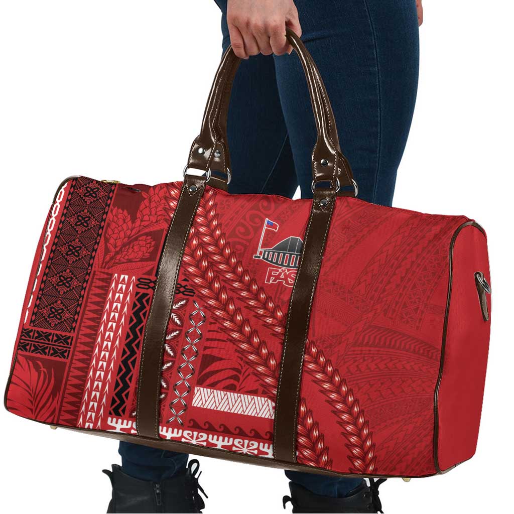 Samoa FAST Siapo Travel Bag Tatau-Ulafala Vines - Polynesian Pride