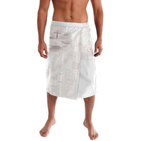 Samoa Lotu Tamaiti White Prayers Lavalava Floral Mamanu Siapo LT7 White - Polynesian Pride