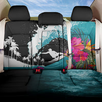Hawaii Surfing Back Car Seat Cover Triple Crown Rides The Waves LT7 One Size Black - Polynesian Pride