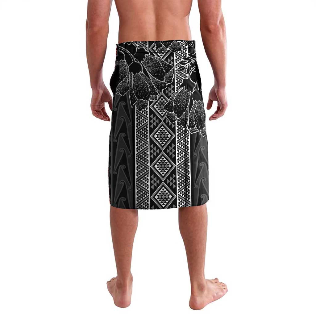 Aotearoa Taniko Pattern Lavalava Poutama Mix Kowhai Flowers