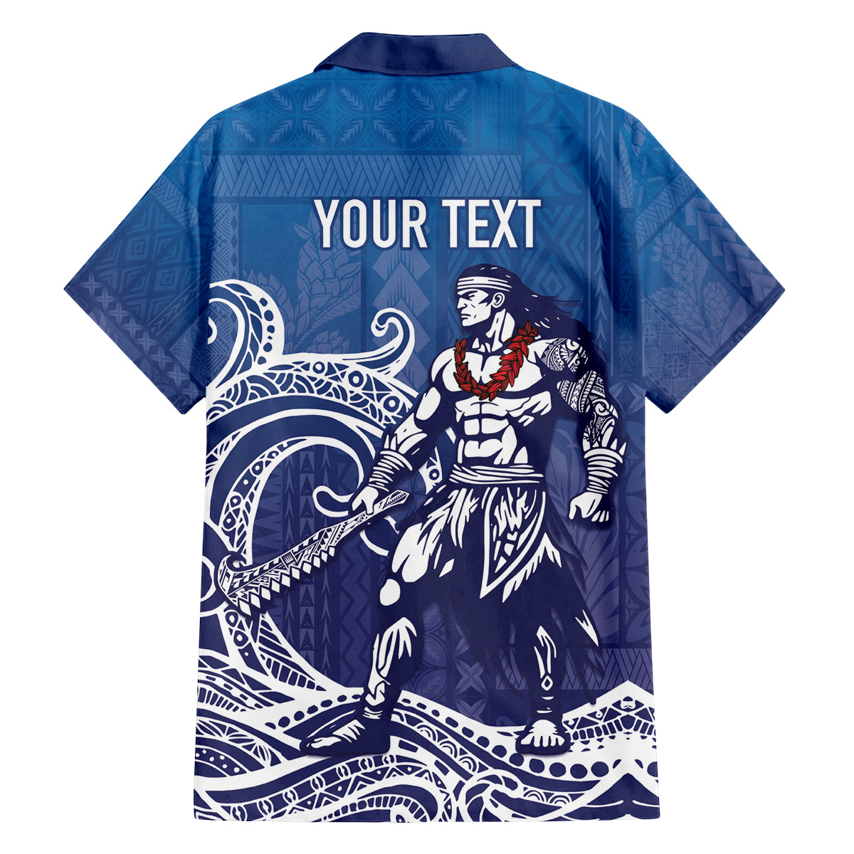 Samoa Manuia le Aso Tuto'atasi Siapo Motif Family Matching Long Sleeve Bodycon Dress and Hawaiian Shirt Warrior with Nifo Oti LT7 - Polynesian Pride