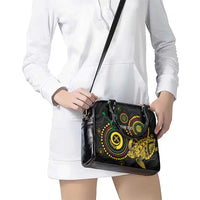 Vanuatu Personalized Aboriginal Arts Shoulder Handbag Turtle and Iguana Special - Polynesian Pride