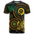 Vanuatu Personalized Aboriginal Arts T Shirt Turtle and Iguana Special - Polynesian Pride
