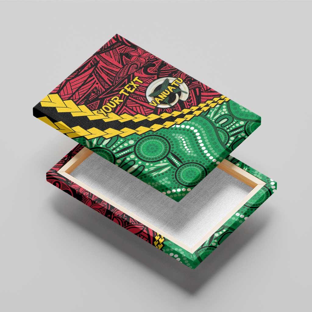 Vanuatu Personalized Tribal Canvas Wall Art Aboriginal Inspired Mix Style - Polynesian Pride