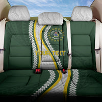 Cook Islands Rugby Personalized Avaiki Back Car Seat Cover GO Kuki LT7 One Size Green - Polynesian Pride