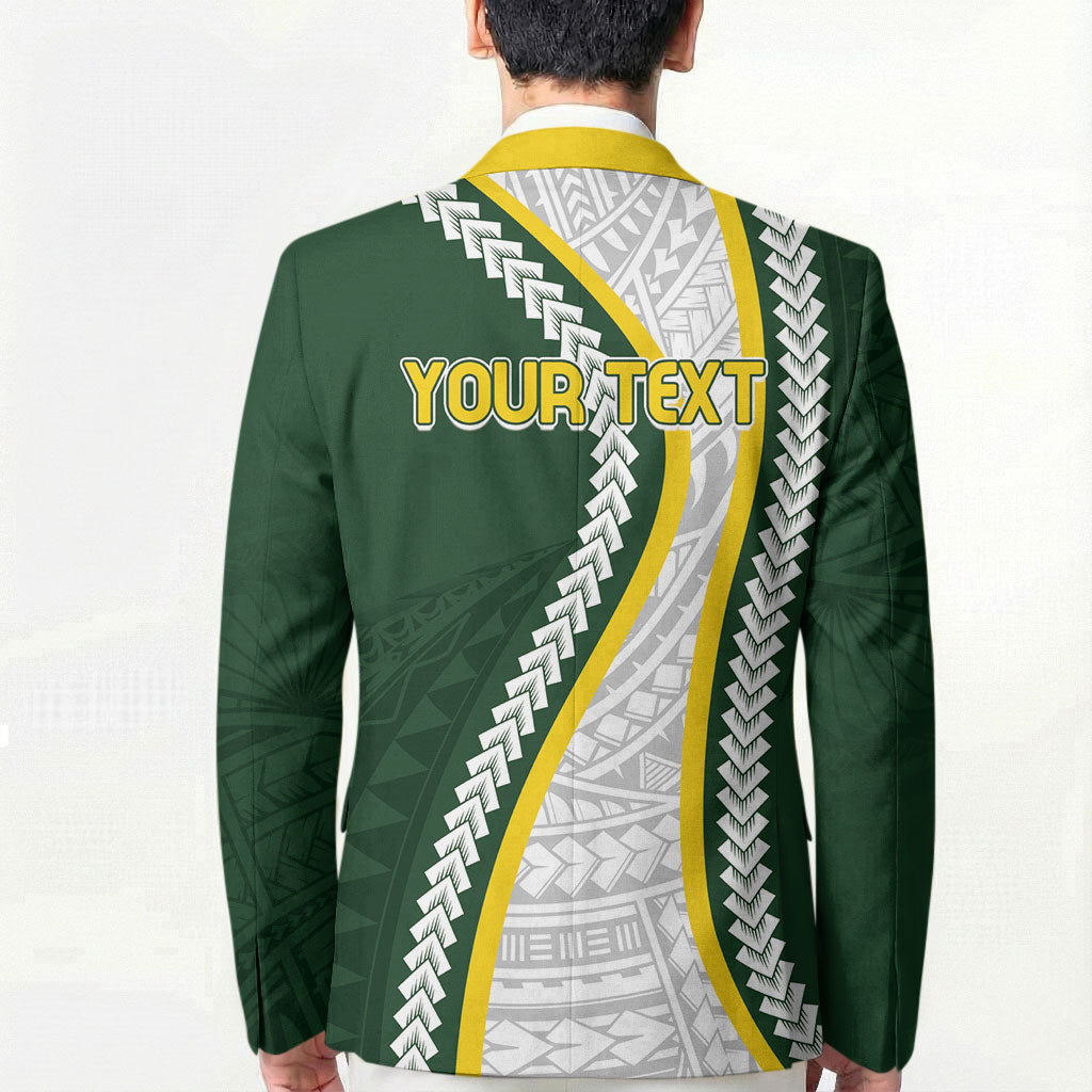 Cook Islands Rugby Personalized Avaiki Blazer GO Kuki LT7 - Polynesian Pride