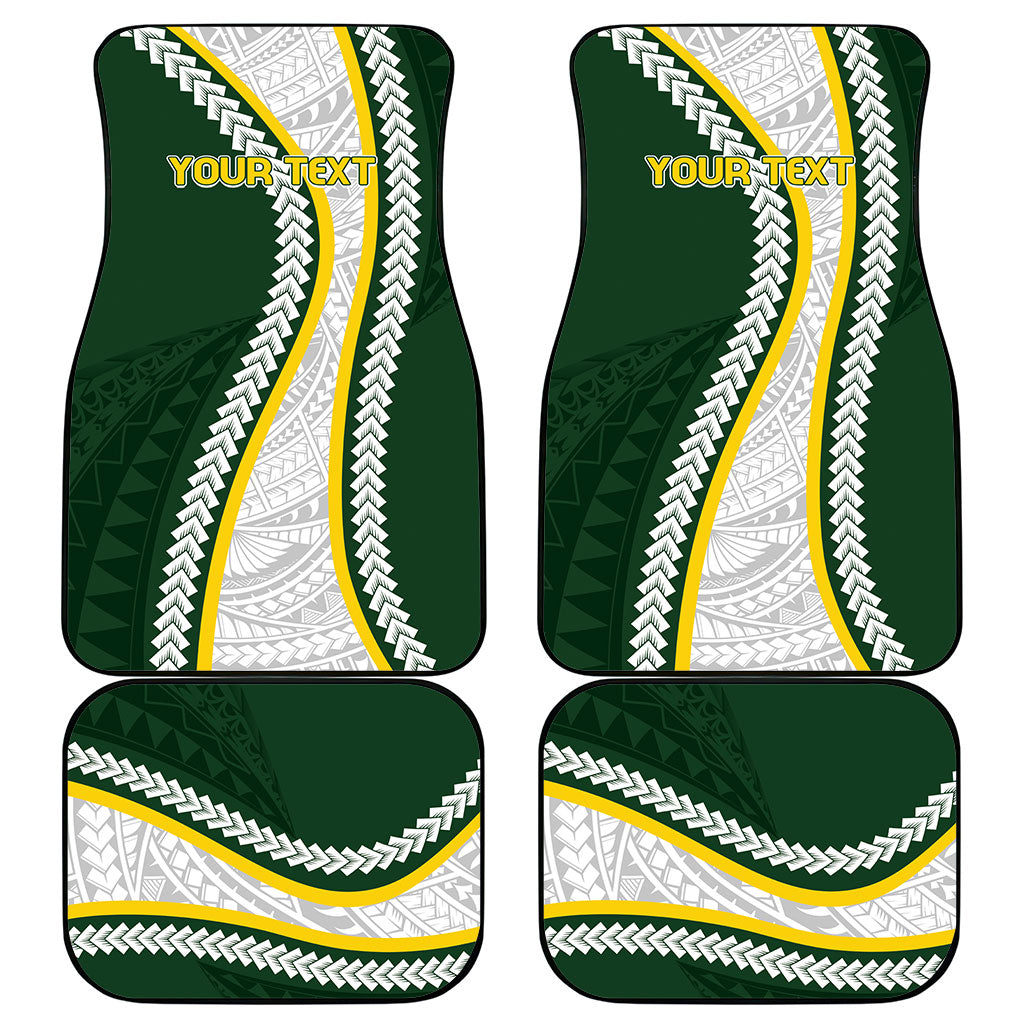 Cook Islands Rugby Personalized Avaiki Car Mats GO Kuki LT7 - Polynesian Pride