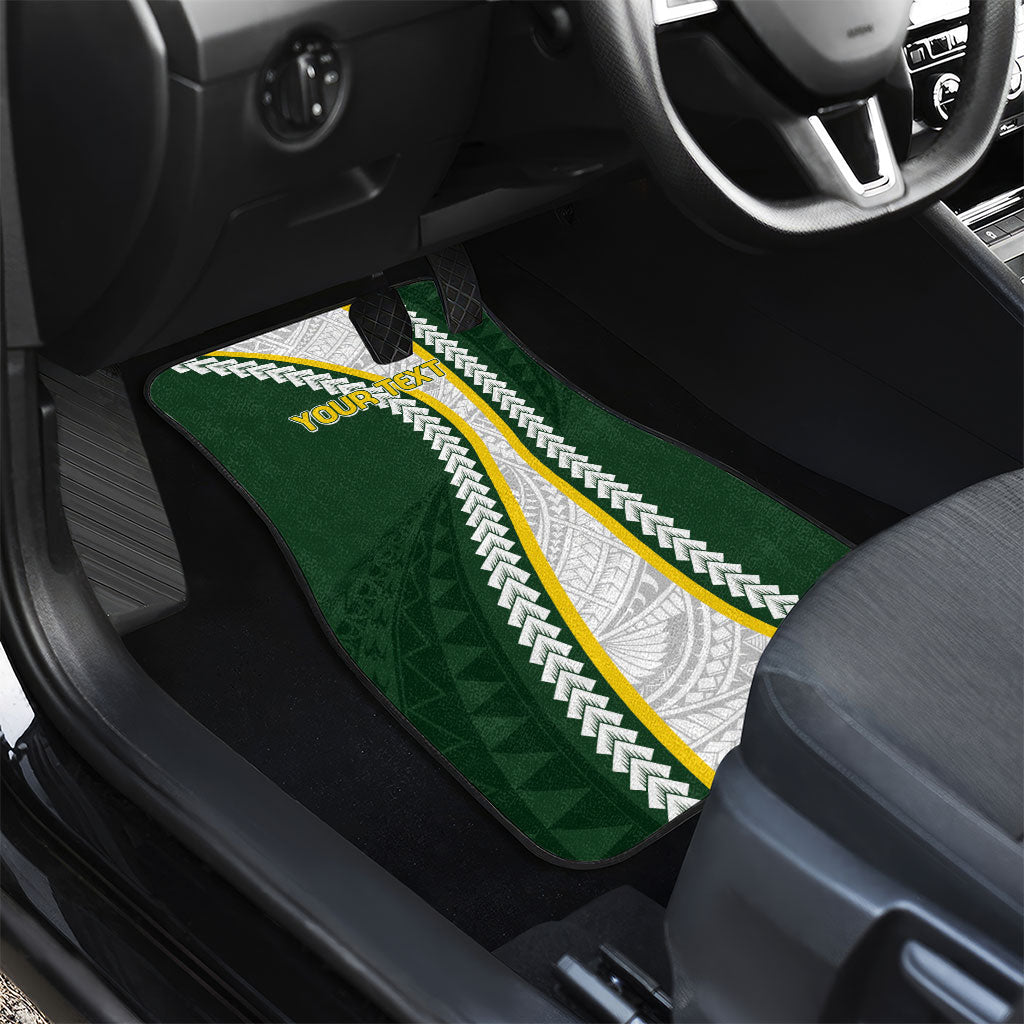 Cook Islands Rugby Personalized Avaiki Car Mats GO Kuki LT7 - Polynesian Pride
