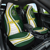 Cook Islands Rugby Personalized Avaiki Car Seat Cover GO Kuki LT7 One Size Green - Polynesian Pride