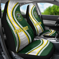 Cook Islands Rugby Personalized Avaiki Car Seat Cover GO Kuki LT7 - Polynesian Pride