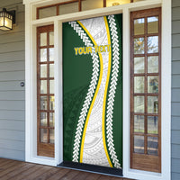 Cook Islands Rugby Personalized Avaiki Door Cover GO Kuki LT7 - Polynesian Pride