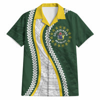 Cook Islands Rugby Personalized Avaiki Hawaiian Shirt GO Kuki LT7 Green - Polynesian Pride