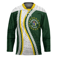 Cook Islands Rugby Personalized Avaiki Hockey Jersey GO Kuki LT7 Unisex Green - Polynesian Pride