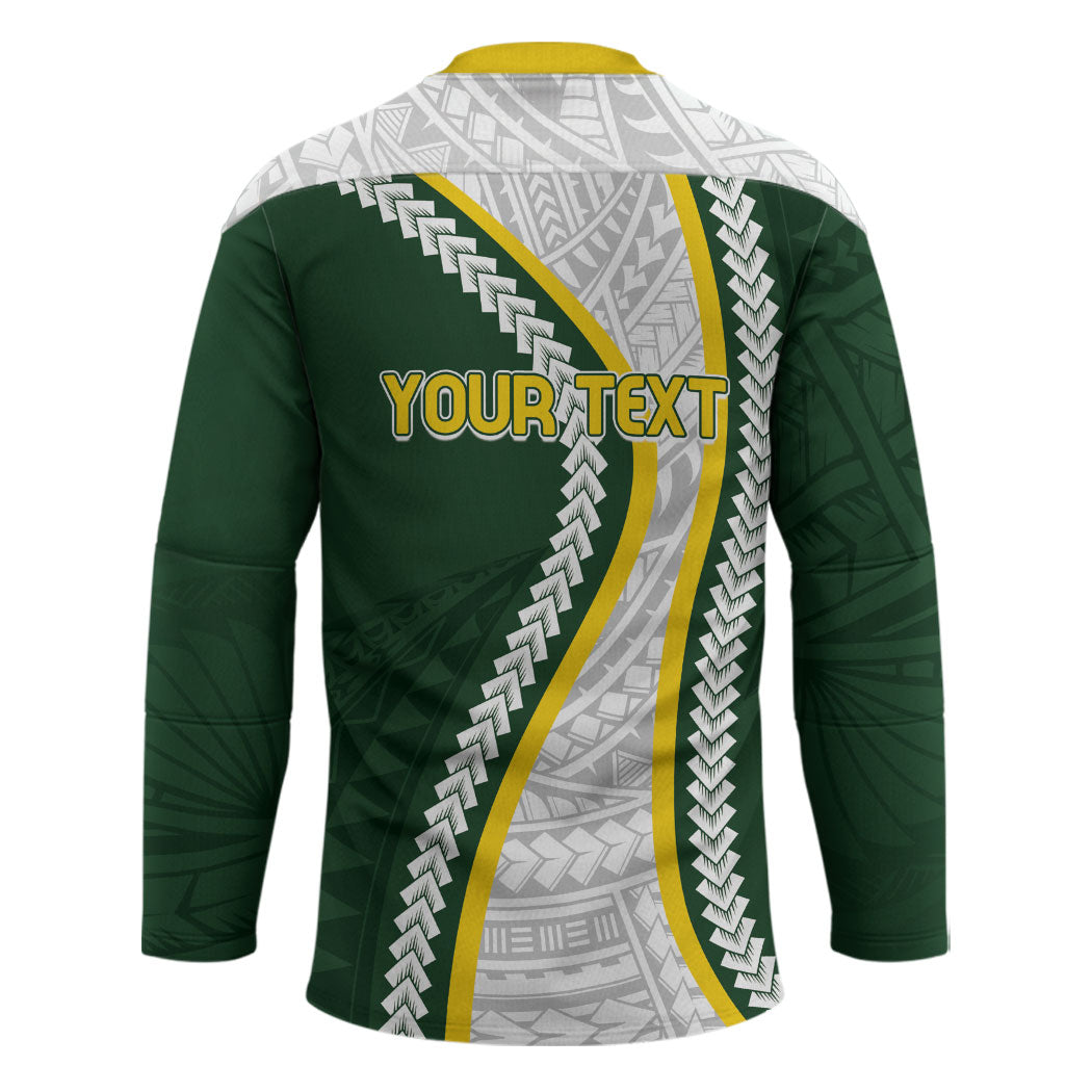 Cook Islands Rugby Personalized Avaiki Hockey Jersey GO Kuki LT7 - Polynesian Pride