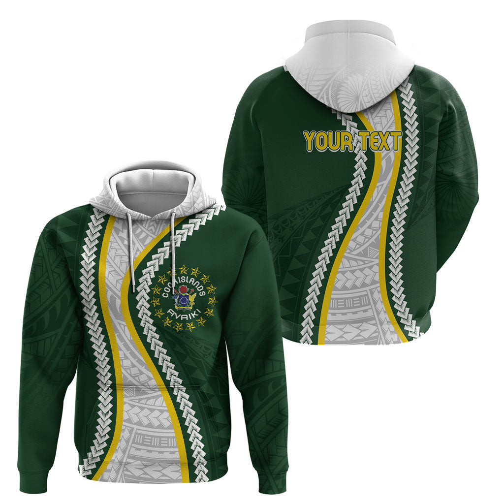 Cook Islands Rugby Personalized Avaiki Hoodie GO Kuki LT7 - Polynesian Pride