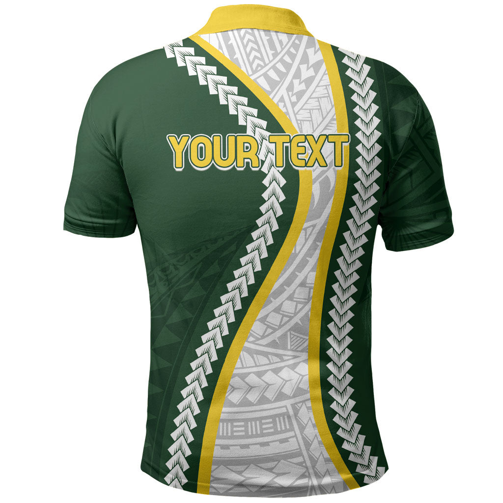 Cook Islands Rugby Personalized Avaiki Polo Shirt GO Kuki LT7 - Polynesian Pride