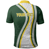 Cook Islands Rugby Personalized Avaiki Polo Shirt GO Kuki LT7 - Polynesian Pride
