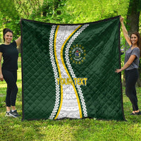 Cook Islands Rugby Personalized Avaiki Quilt GO Kuki LT7 - Polynesian Pride