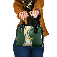 Cook Islands Rugby Personalized Avaiki Shoulder Handbag GO Kuki LT7 One Size Green - Polynesian Pride