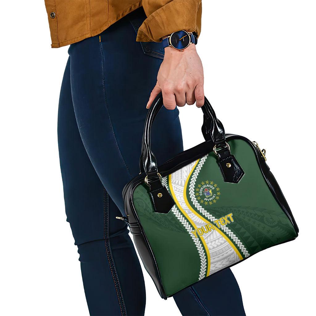 Cook Islands Rugby Personalized Avaiki Shoulder Handbag GO Kuki LT7 - Polynesian Pride